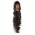 Cabelo Ondulado Rabo de Cavalo Emily Regulável Ser Mulher 185 gramas Fibra Futura 70 cm Bio Vegetal Aplique Cacho Solto 8 Castanho Claro