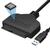 Cabo Adaptador Sata 3 Para USB 3.0 HD SSD Externo 2.5" Case Conversor Preto