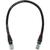 Cabo de Rede Patch Cord Cat5e CCA Preto 30 centímetros 0