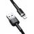 Cabo USB-A x Lightning para iPhone 14 Reforçado 2m Baseus Cinza
