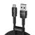 Cabo USB-A x Micro USB 2.4A Nylon 1m Toocki TQ-X12 Preto