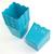 Cachepot Plástico Passa Fita - Centro de mesa - KIT C/ 10 UNIDADES Azul Tiffany