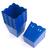 Cachepot Plástico Passa Fita - Centro de mesa - KIT C/ 10 UNIDADES Azul Bic