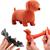 Cachorro Salsicha Pug Estica Esmaga Fidget Toys Antiestresse - Dm Toys Salsicha
