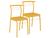 Cadeira em Aço 2 Peças Móveis Carraro Contemporânea 1708 Amarelo