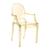 Cadeira acrílica Sophia Amarelo-translúcido
