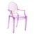 Cadeira acrílica Sophia Roxo-translúcido