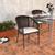 Cadeira Alumínio Fibra Sintética com Assento Cozinha Jardim  - Premium Box Pedra Ferro