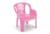 Cadeira Baby em Plástico 30x30x35cm Rosa