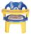 Cadeira Bebê Refeição Com Bandeja Removível Porta Copo Azul/Amarelo