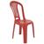 Cadeira Bistrô Tramontina Atlântida em Polipropileno Vermelho Vermelho