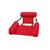 Cadeira Boia Poltrona Flutuante Inflável Para Piscina Vermelho