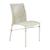 Cadeira Bone Alumínio Fibra Sintética Espaço Gourmet Área Externa Alumíno Preto / Fibra Sintética Nude