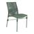 Cadeira Bone em Alumínio e Corda Náutica Área Externa Gourmet Alumíno Nude / Corda Náutica Verde Musgo
