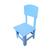 Cadeira Cadeirinha Infantil Em Madeira MDF Colorido Azul
