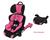 Cadeira Cadeirinha Infantil para Carro Cadeira Carro Criança Bebê Assento Carro Infantil Cadeira Auto 9 a 36kg Versatti Tutti Baby ROSA