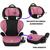 Cadeira Cadeirinha Infantil para Carro Cadeira para Carro Criança BeBê Assento Carro Booster para Criança Bebê  Triton II  ROSA