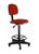 Cadeira Caixa Alta Corano Preto - Balcão - Portaria - Recepção - Supermercado varias cores direto da Fábrica Tecido Vermelho