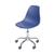 Cadeira Charles Eames Base Rodízio OD-Azul Marinho