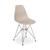 Cadeira Charles Eames Eiffel Base Metal Nude
