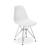 Cadeira Charles Eames Eiffel Base Metal Branco
