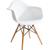 Cadeira Charles Eames Eiffel Com Braço Branco