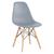 Cadeira Charles Eames Eiffel DSW - Base de madeira clara Cinza médio