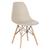 Cadeira Charles Eames Eiffel DSW - Base de madeira clara Nude