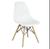 Cadeira Charles Eames Eiffel Pés Palito Branco