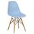 Cadeira charles eames wood design dsw AZUL CLARO