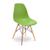 Cadeira charles eames wood design dsw VERDE