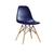 Cadeira charles eames wood design dsw AZUL BIC