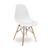 Cadeira Charles Eames Wood Design Eiffel varias cores  Branco