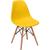 Cadeira Charles Eames Wood Design Moderno Pp-638 inovartte Amarelo