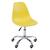 Cadeira com rodízios Eames Office - Escritório Amarelo-claro