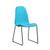 Cadeira de Aço Chantilly Azul Turquesa