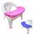 Cadeira de Alimentação Infantil Menino Menina Refeição Bebê Rosa