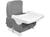 Cadeira de Alimentação Portátil Cosco Smart 2 Posições de Altura 6 meses até 23kg Cinza