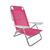 Cadeira de Alumínio Reclinável Summer 6 Posições Praia Mor Rosa