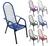 Cadeira de Área Luxo de Fio Varanda Cores Diversas Preto