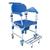 Cadeira De Banho Para Higienização Aluminio Até 150kg DellaMed Azul-celeste-brilhante