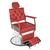 Cadeira de Barbeiro Zeus Prime Vermelho
