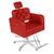 Cadeira de Cabeleireiro Positano Encosto Reclinável - Pentapé Vermelho