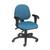 Cadeira de Escritório Diretor Lyon Ergonômica com braços N17 ABNT  Tecido  Qualiflex  Azul