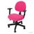 Cadeira de Escritório Executiva Ergonômica com braços N17 ABNT   Qualiflex  Rosa
