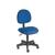 Cadeira de Escritório secretária giratória 758 em tecido sem braço - Turim Azul