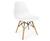 Cadeira de Jantar Charles Eames DKR Eiffel Branca OR-1102B Branca