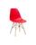 Cadeira de Jantar Charles Eames Vermelha