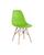 Cadeira de Jantar Charles Eames Verde