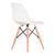 Cadeira De Jantar Eames Eiffel Dkr Sala Varanda Gourmet  Branco